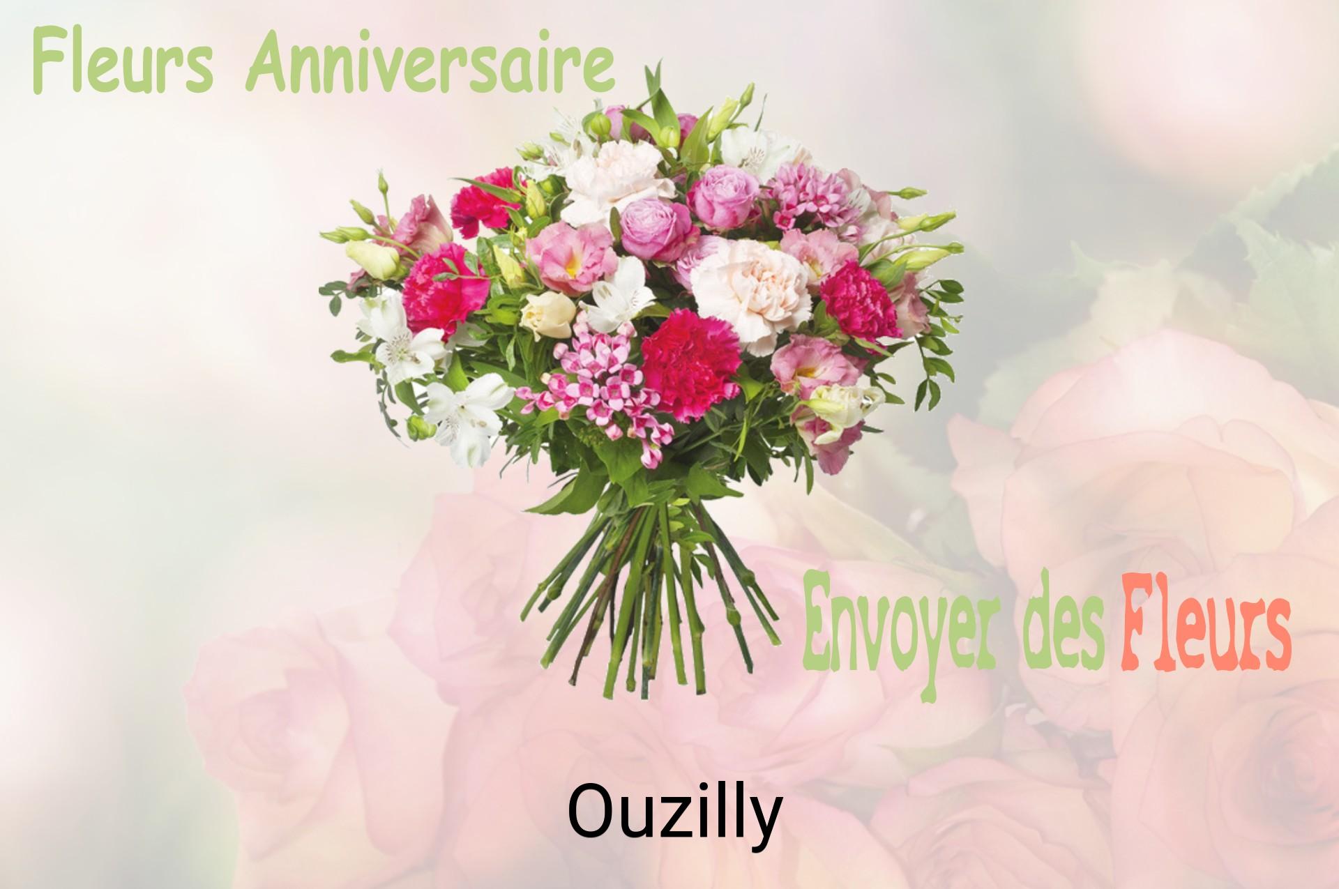 Bouquet de fleurs d’anniversaire livré à Ouzilly